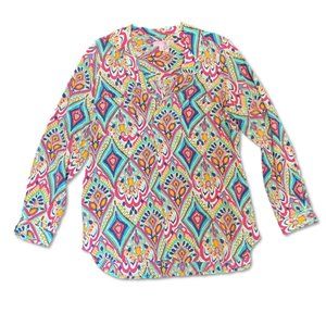 Lilly Pulitzer Boston Top in Crown Jewels - Sz L